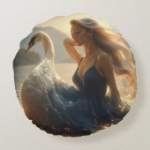 SWAN LAKE - BALLET & DANCE - RUNDES KISSEN (Rückseite)