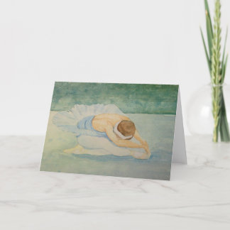 Swan Lake - Blank Greetings Card Karte