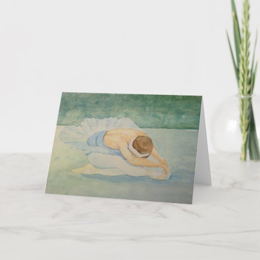 Swan Lake - Blank Greetings Card Karte (Vorderseite)