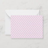 Swan Lake Danke-Karte Mitteilungskarte (Rückseite)