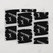 Swan Lake Einladung (Vorne/Hinten)