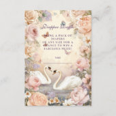 Swan Lake Garden Diapper Raffle Begleitkarte (Vorderseite)