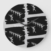 Swan Lake Große Wanduhr (Vorderseite)