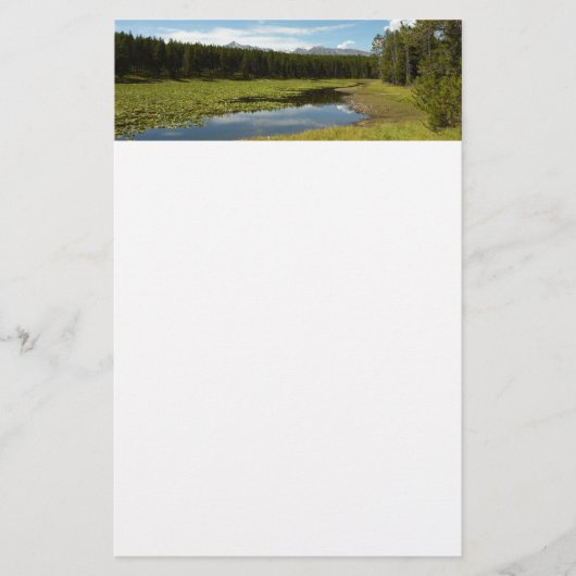 Swan Lake I at Grand Teton National Park Briefpapier (Vorderseite)