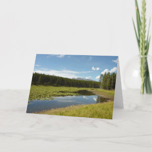 Swan Lake I at Grand Teton National Park Karte