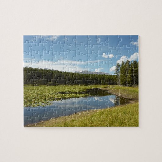Swan Lake I at Grand Teton National Park Puzzle (Horizontal)