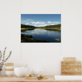 Swan Lake II beim Grand Teton Nationalpark Poster (Küche)