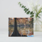 Swan Lake Iris Gardens Postcard Postkarte (Stehend Vorderseite)