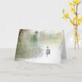 Swan Lake Karte (Gelbe Blume)
