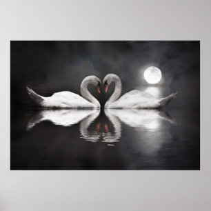 Swan Lake Liebe Poster