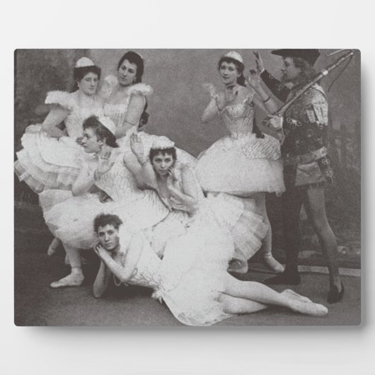 Swan Lake, Mariinsky Theater, 1895 (b/w Foto) Fotoplatte (Vorderseite)