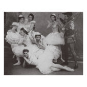 Swan Lake, Mariinsky Theater, 1895 (b/w Foto) Poster (Vorderseite)