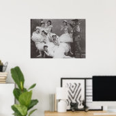 Swan Lake, Mariinsky Theater, 1895 (b/w Foto) Poster (Heimbüro)