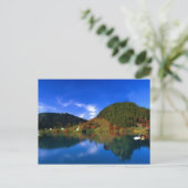 Swan Lake Mountains Postkarte (Stehend Vorderseite)