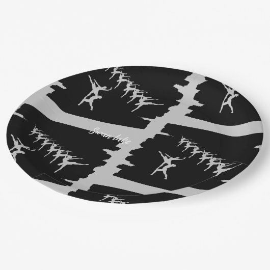 Swan Lake Pappteller (Schrägansicht)