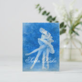 Swan Lake Pas de Deux Postcard Postkarte (Stehend Vorderseite)
