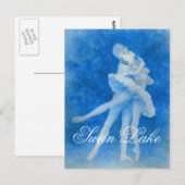 Swan Lake Pas de Deux Postcard Postkarte (Vorne/Hinten)
