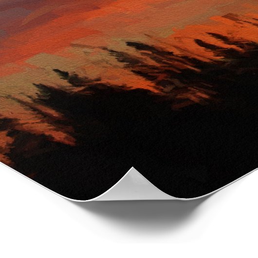 Swan Lake Poster (Ecke)