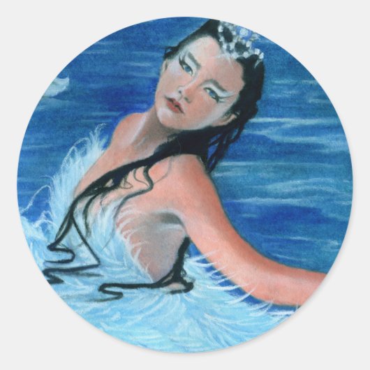 Swan Lake Princess Sticker (Vorderseite)