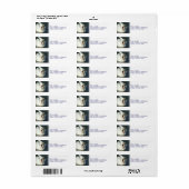 Swan Lake Return Address Label (Vorne)