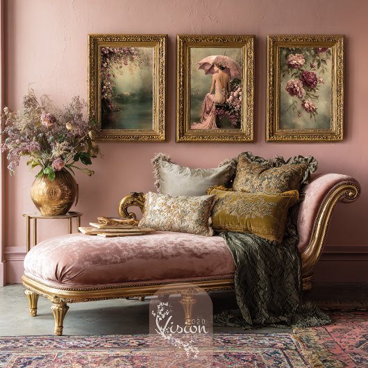 Swan Lake Romance, Portrait, Bird & Floral Bilderwand Sets