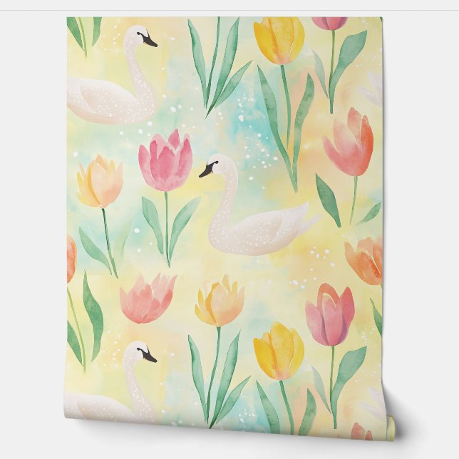 Swan Lake Serenade Tapete (Abrollen)