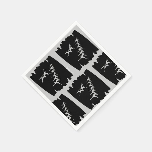 Swan Lake Serviette (Ecke)