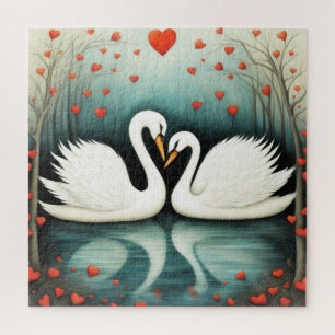 Swan Liebe 2 Puzzle