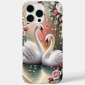 Swan-Liebe Case-Mate iPhone Hülle (Rückseite)