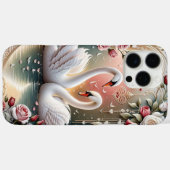 Swan-Liebe Case-Mate iPhone Hülle (Rückseite (Horizontal))