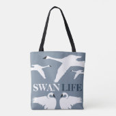 Swan Life, Elegante Swan Tasche (Rückseite)