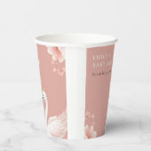 Swan Little Princess Baby Shower Pappbecher (Rechts)