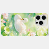 Swan Lotus Pond Case-Mate iPhone Hülle (Rückseite (Horizontal))