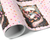 Swan lovers geschenkpapier (Rolleneckpunkt)