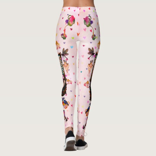 Swan lovers leggings (Rückseite)
