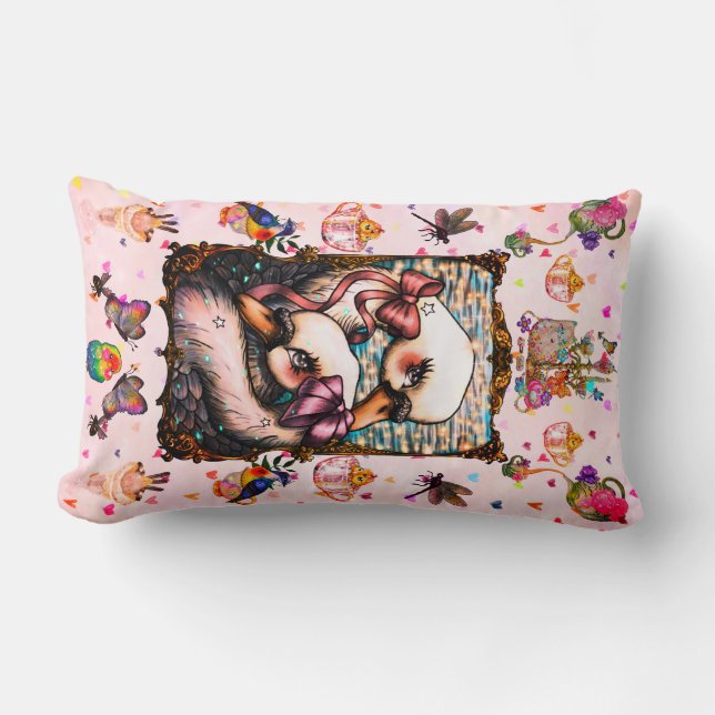 Swan lovers lendenkissen (Vorderseite)