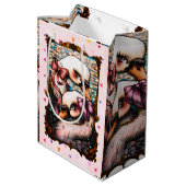 Swan lovers mittlere geschenktüte (Rückseite Schrägansicht)