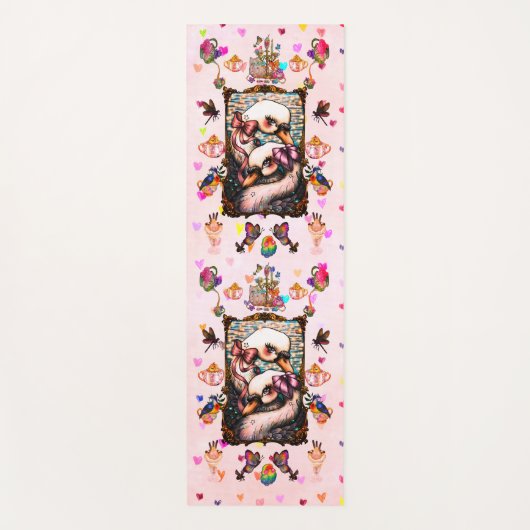 Swan lovers yogamatte (Vorderseite)