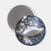 Swan Magnet (Vorderseite/Rückseite)