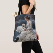Swan Maiden Winter Lake Romance Fantasy Art Tasche (Von Nahem)