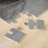 Swan mit einem Blume-Gemälde in Rosa Puzzle (Seite)