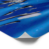 Swan mit Reflections Poster (Ecke)