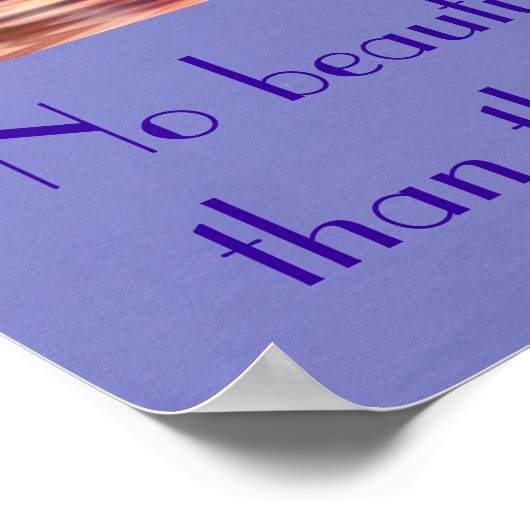 Swan mit Schönheitsangebot Poster (Ecke)