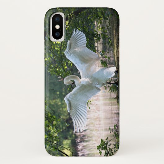 Swan mit Wings Spread Case-Mate iPhone Hülle (Rückseite)