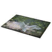 Swan mit Wings Spread Schneidebrett (Ecke)