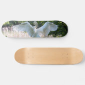 Swan mit Wings Spread Skateboard (Horizontal)