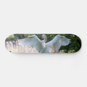 Swan mit Wings Spread Skateboard (Horizontal)