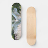 Swan mit Wings Spread Skateboard (Vorderseite)