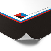 SWAN - MODERNE ABSTRAKTE ART - DA0501AC POSTER (Ecke)