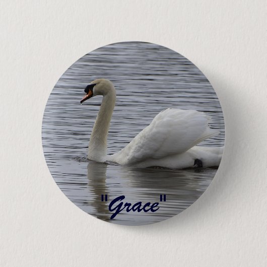 Swan Motivierend Gifts Button (Vorderseite)